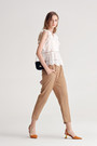 High Waist Capri Pants