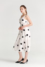 Dot Back-Tie Dress
