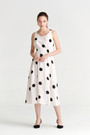 Dot Back-Tie Dress