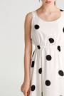 Dot Back-Tie Dress