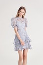 Lace Layered-Hem Dress
