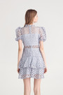 Lace Layered-Hem Dress