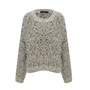 Fluffy Tweed Knit Top