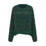 Fluffy Tweed Knit Top