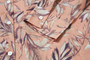 Leaf Print Uneven-Hem Shirt