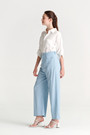 Denim like Wide Leg Pants_10081