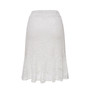 Godet elastic waistband skirt