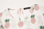 Pineapple Print Waist Tie Top