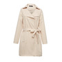 Rosy Faux Suede Trench