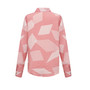 Pattern Print Button Down Blouse
