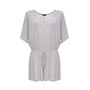 V Neck Cashmere Feel Short Sleeve Playsuit