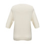 V neck half sleeve knit top