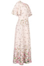 Casual Boho Floral print Wing sleeve Maxi Dress