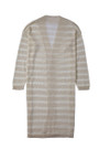 Light Knit Long stripe Cardigan