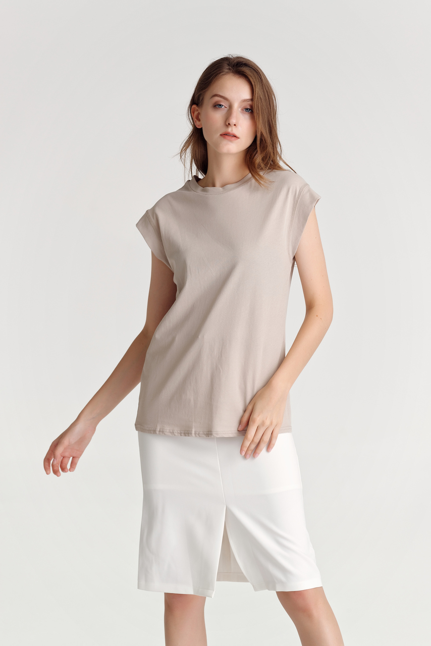 OJAY Dropped-Shoulder Crop Top - Picture 25 of 28
