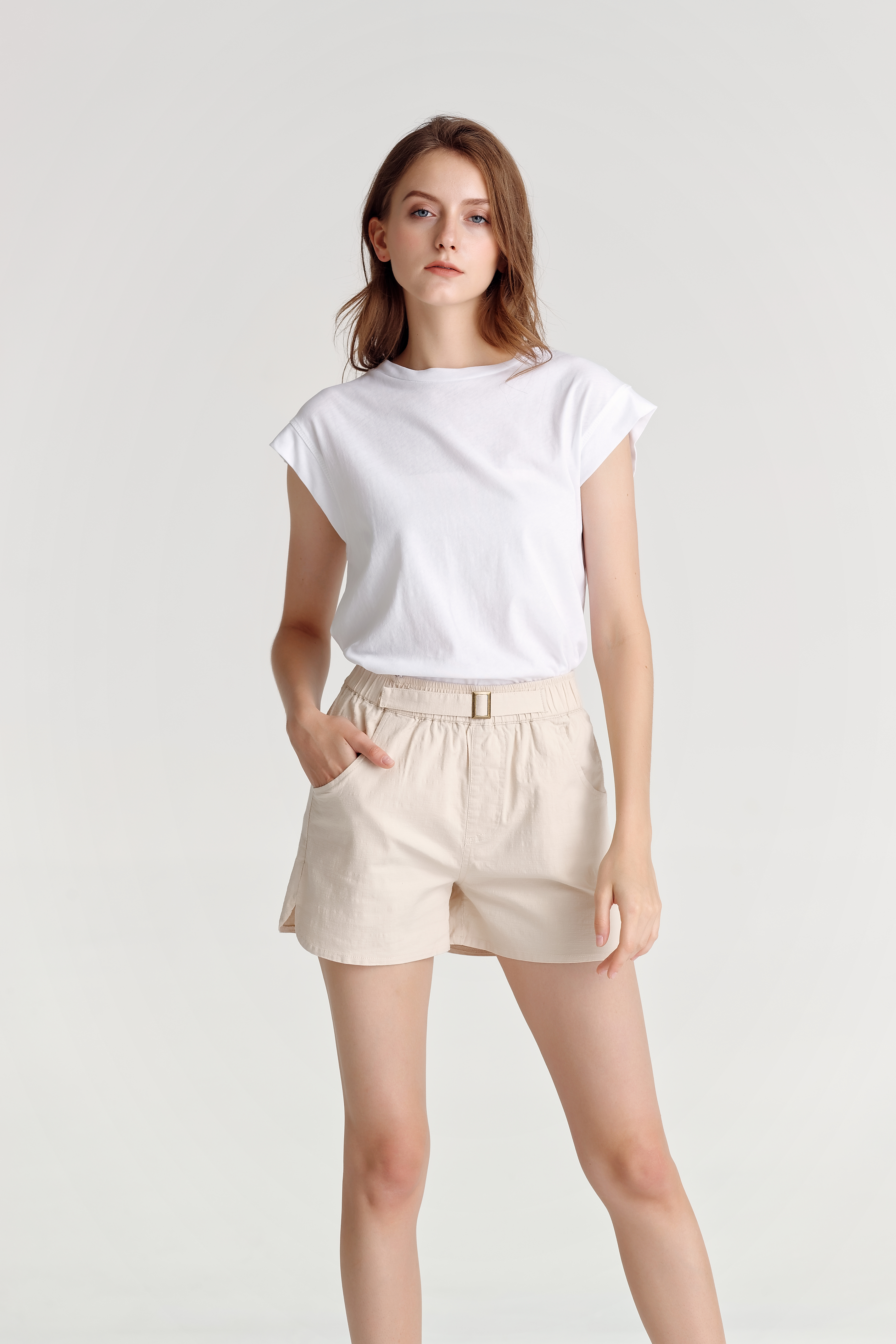 OJAY Dropped-Shoulder Crop Top - Picture 28 of 28