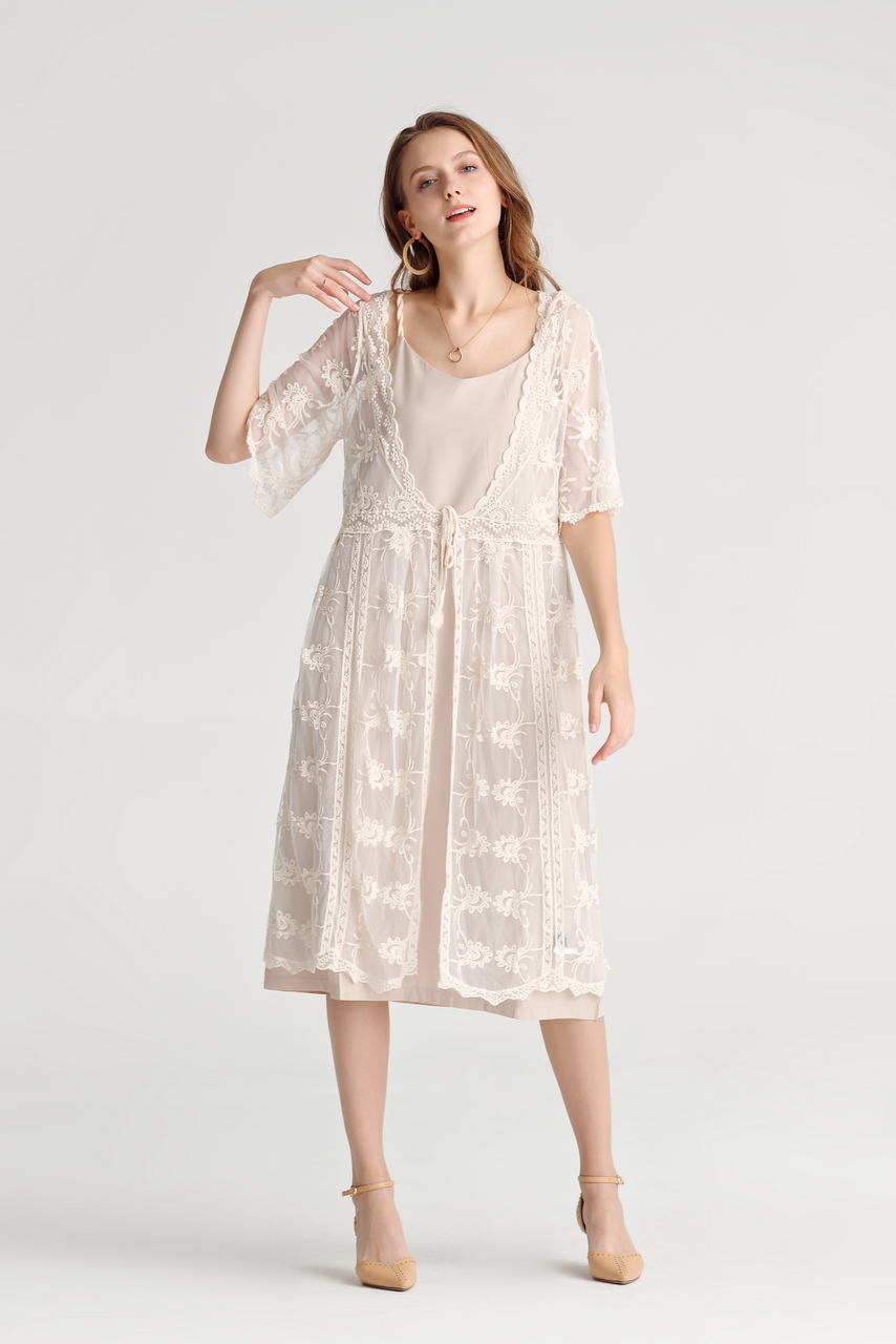 OJAY Sheer Lace Robe - Picture 11 of 12