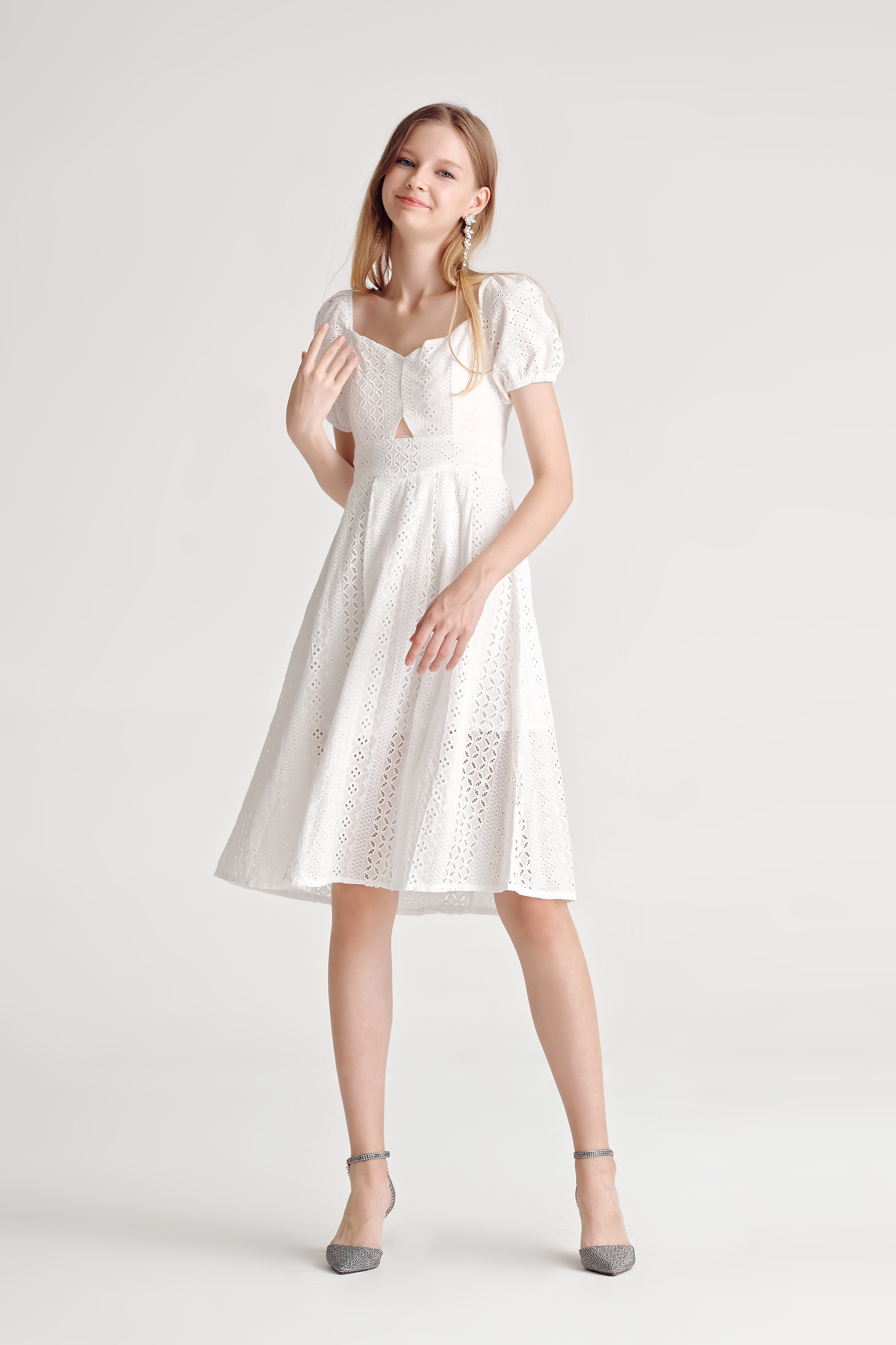 OJAY Eyelet Mini Dress - Picture 15 of 15