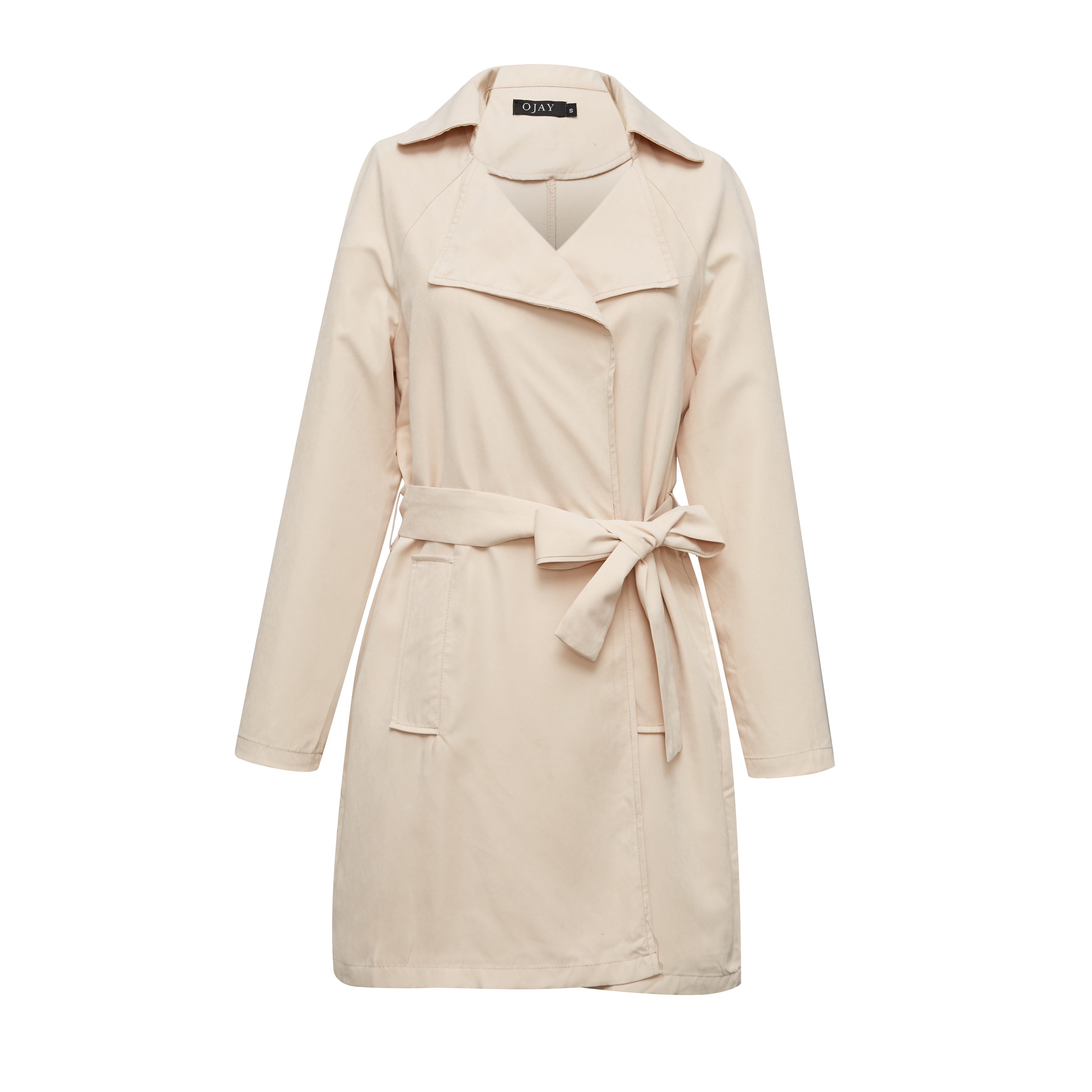 OJAY Rosy Faux Suede Trench - Picture 12 of 13