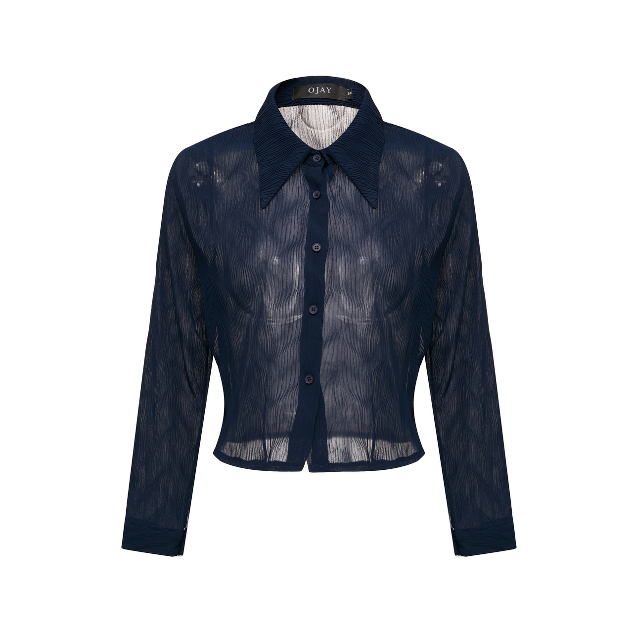 OJAY Sheer Jacquard Shirt - Picture 11 of 12