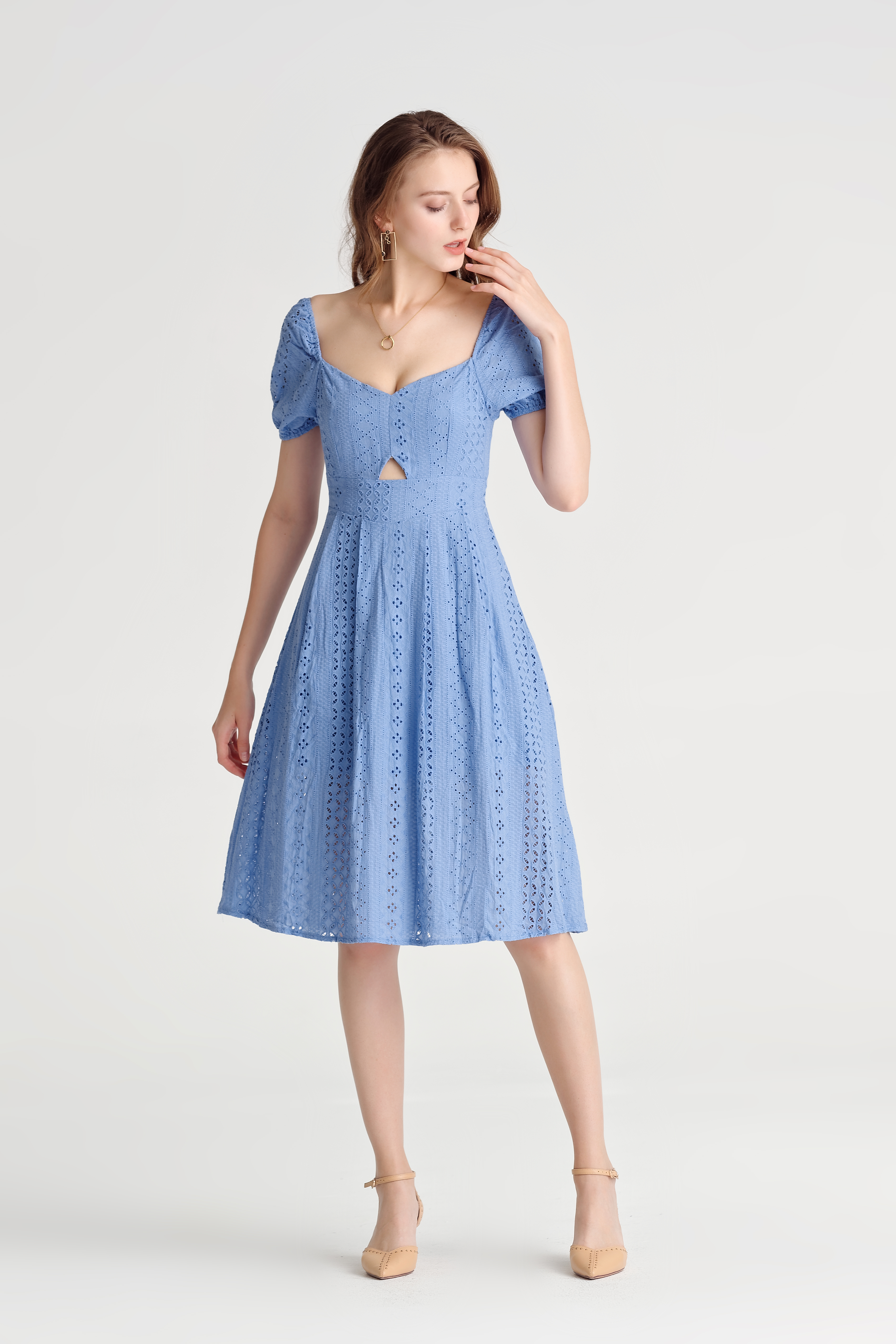 OJAY Eyelet Mini Dress - Picture 14 of 15