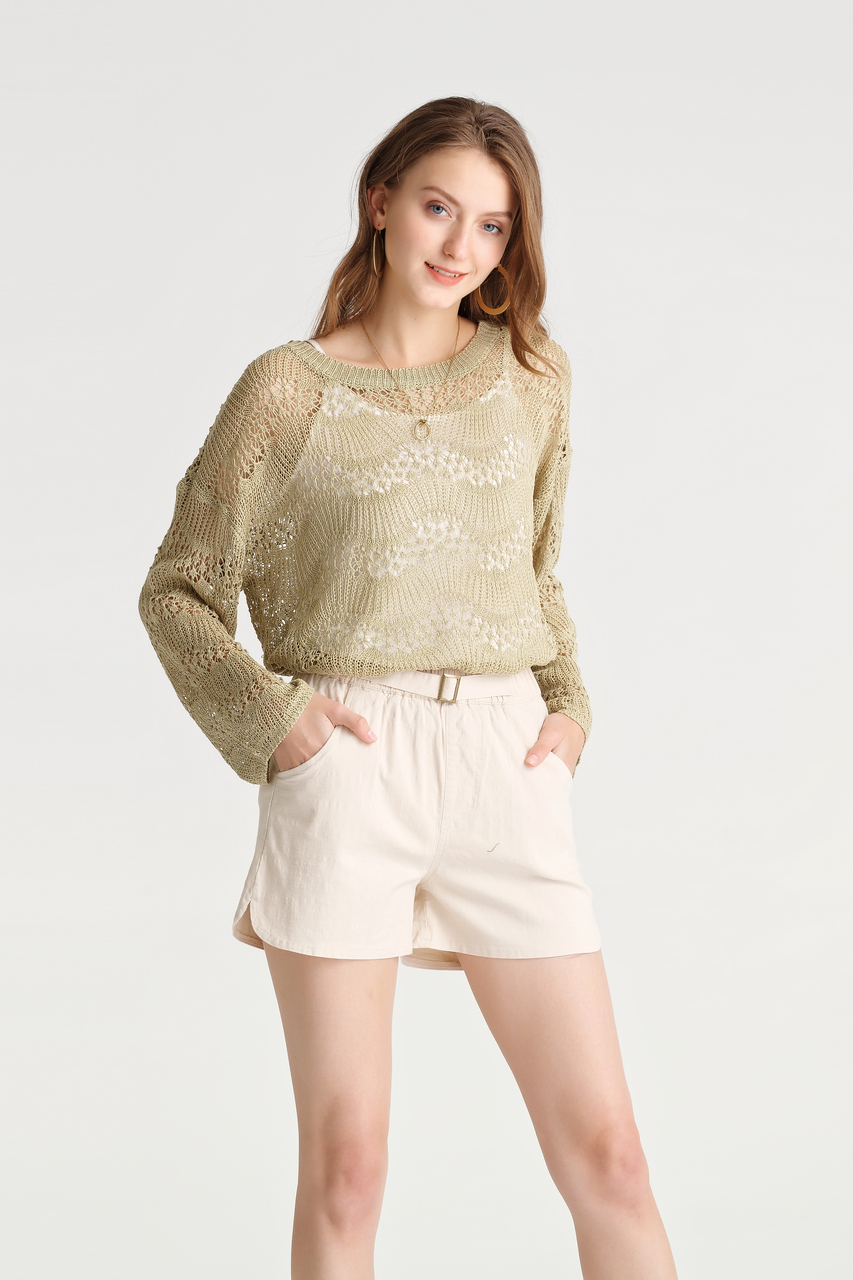 OJAY Pointelle Knit Top - Picture 14 of 15