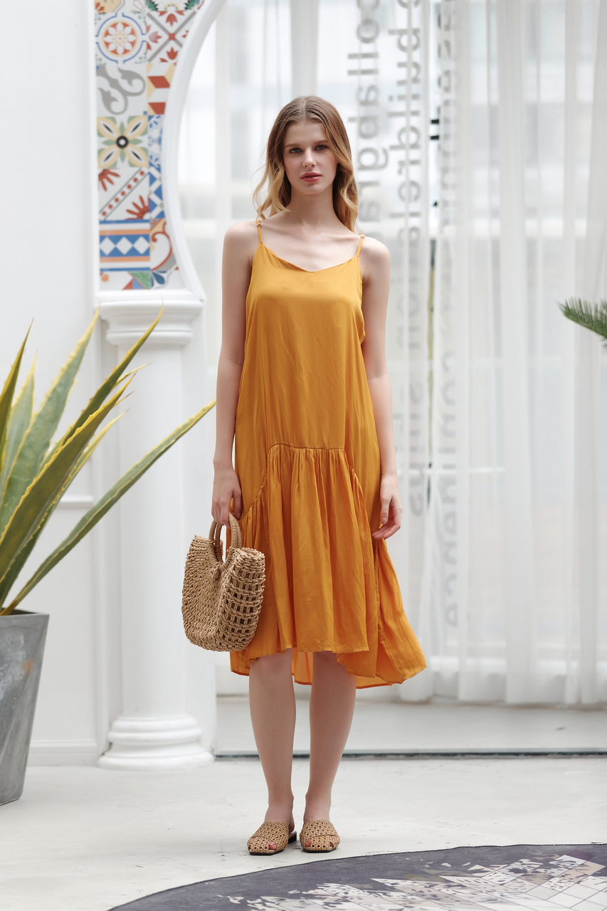 OJAY Tiered Hem Cami Dress - Picture 14 of 15