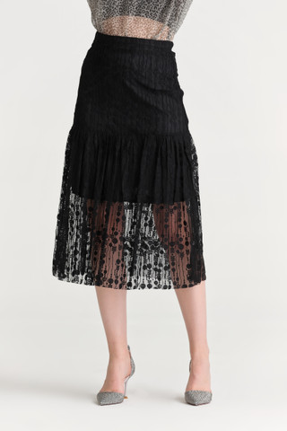 Lace Tiered Skirt - OJAY