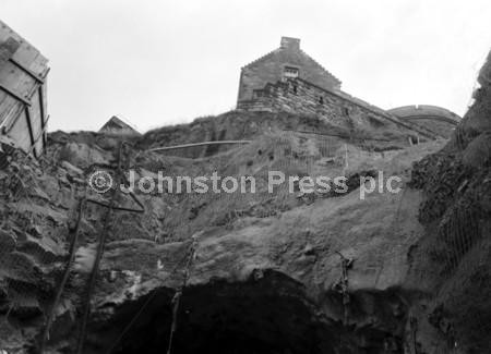 22700481The Castle rock was netted during excavation of a tunnel, 200