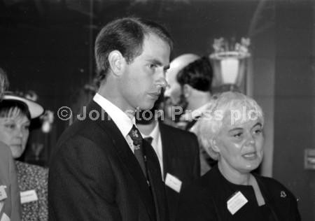22700988Prince Edward is given a tour of Falkland Palace in Fife