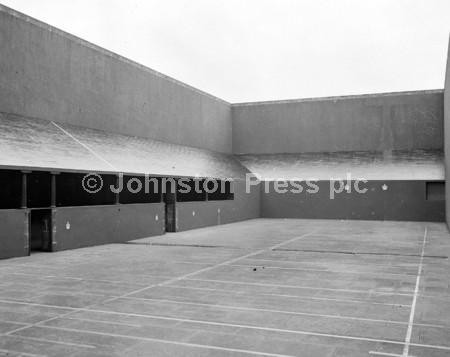 20923614Falkland Palace Fife Real tennis courts which are the