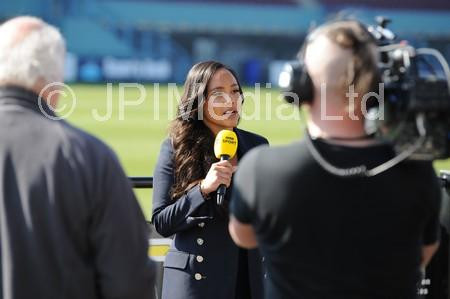 39393008-South Shields Football Club hosts BBC s Football Focus with Alex Scott, Ashley Williams and Kevin