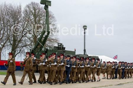 39335160Change of regimental colours parade 16 Royal Artillery