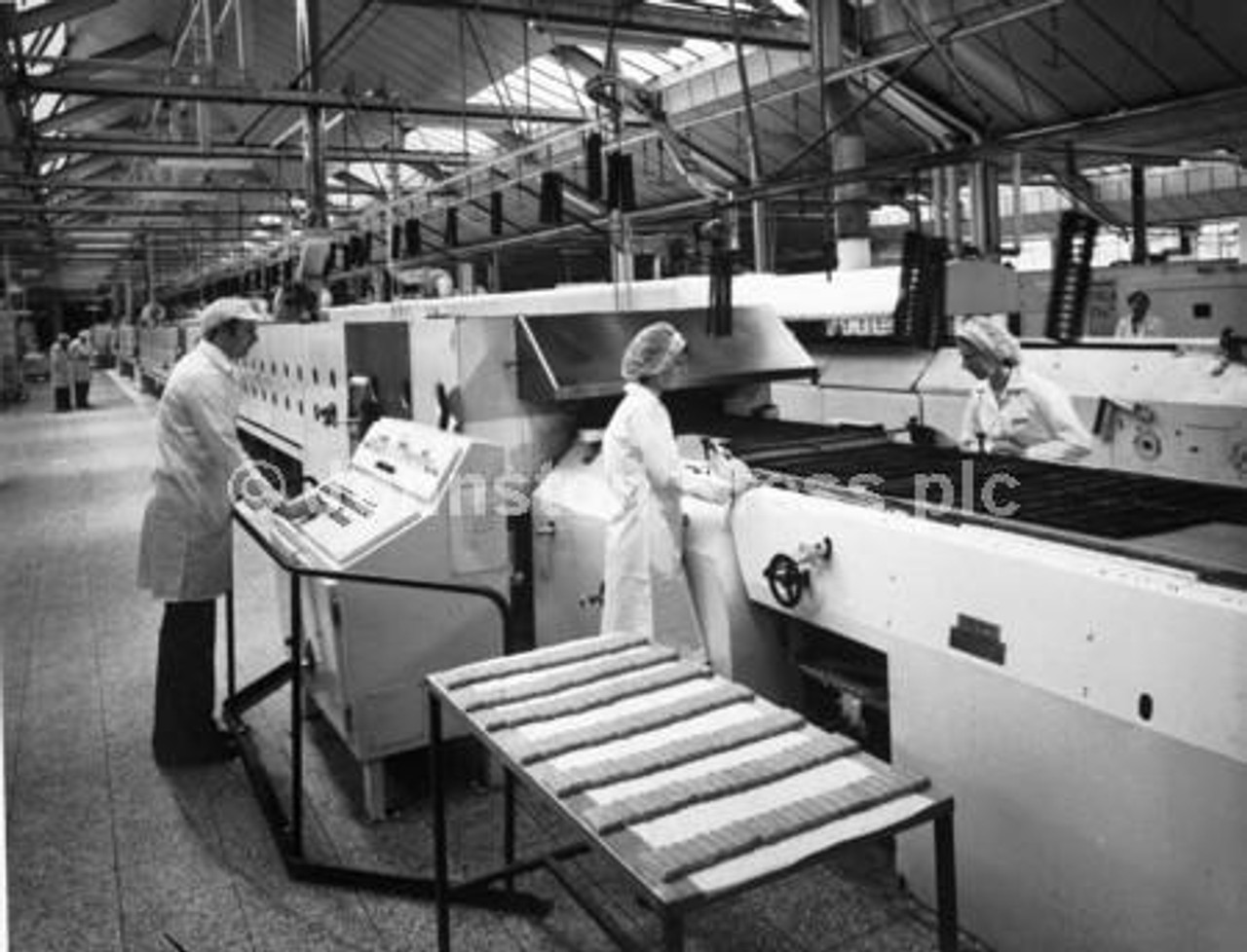 20278697 One of the production lines at Burton s biscuit factory Burton s Gold Medal Biscuits on Calder Road Sighthill industrial estate Edinburgh