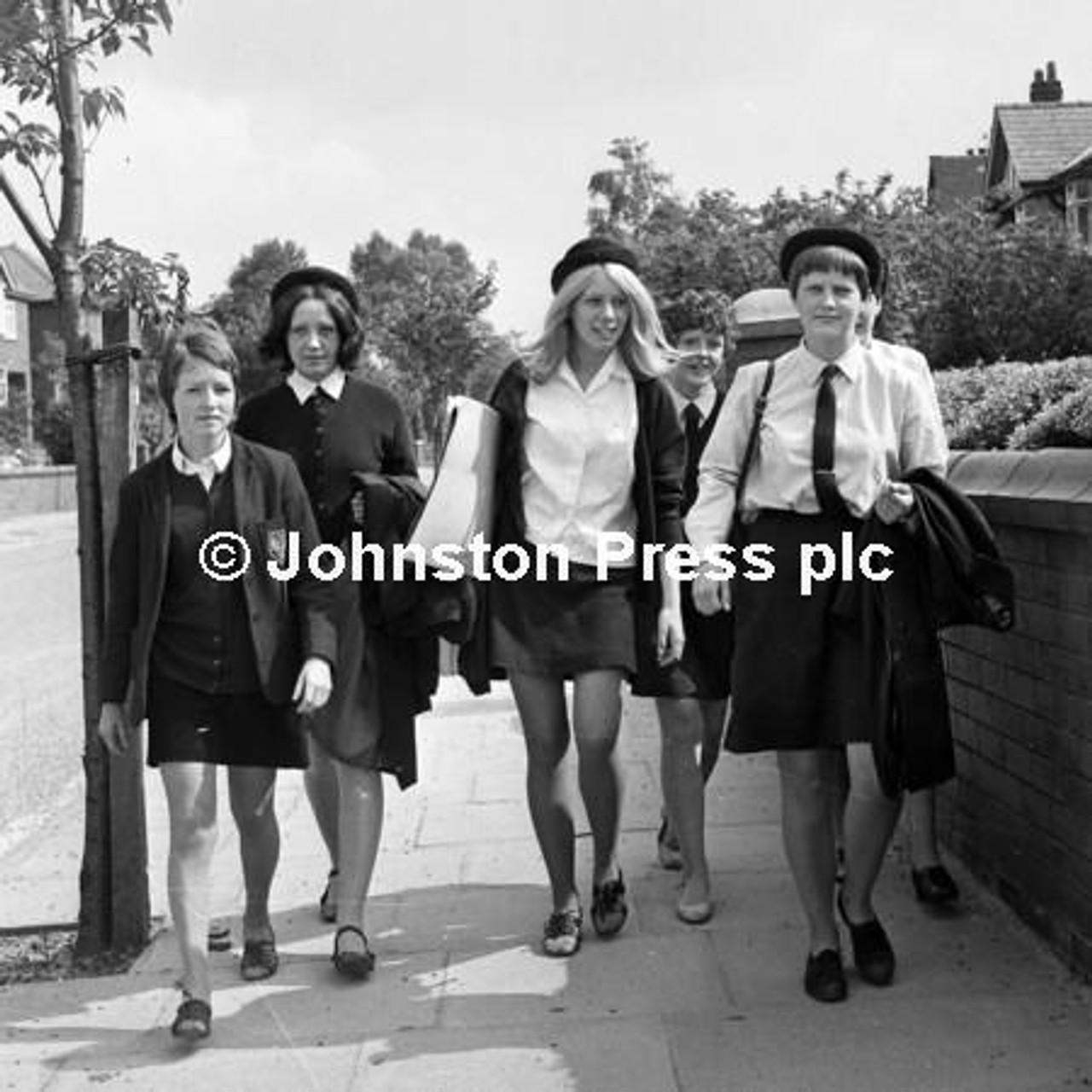 New school uniforms for these Wigan pupils in the 1970s