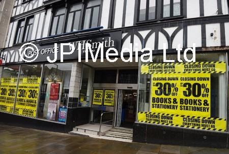 39194186-02-10-21 Wigan Exterior of WH Smith shop