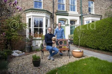 3941192514 April 2022. . . . . Home of James Rushby, left and Giovanni di Cosmo on Wiggington