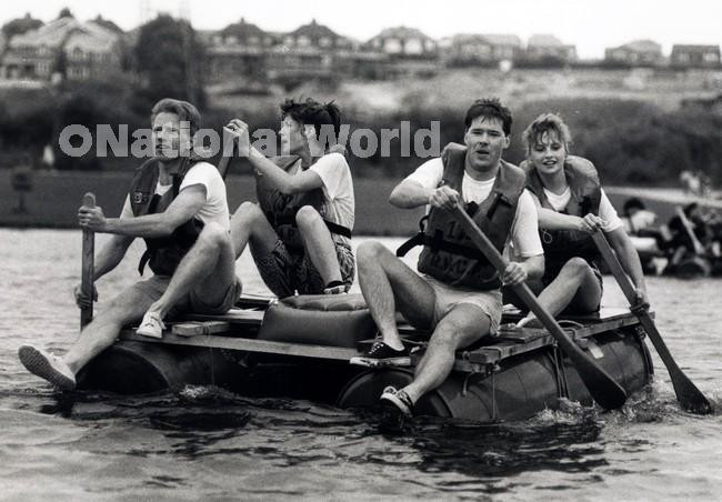 39637621-Charity Raft race at Rother Valley Country Park June 2nd 1990