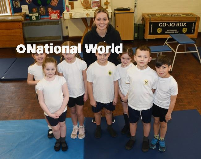 39676104WIGAN CLASS ACT 2023 Staff and pupils at St Peter s CE