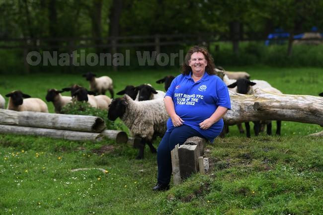39713586Sharon Shepherdson at East Leys Farm, Grindale, near