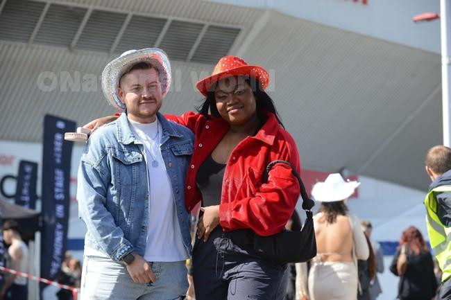 39718458-Callum Creaster and Judith Da Silva arrive at the Stadium of ...