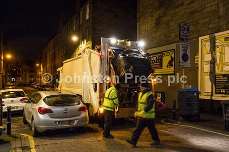 26747292Photograph by Ian Edinburgh city council rubbish