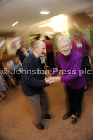 dancing competition held at Jewel House Care Home. Eileen