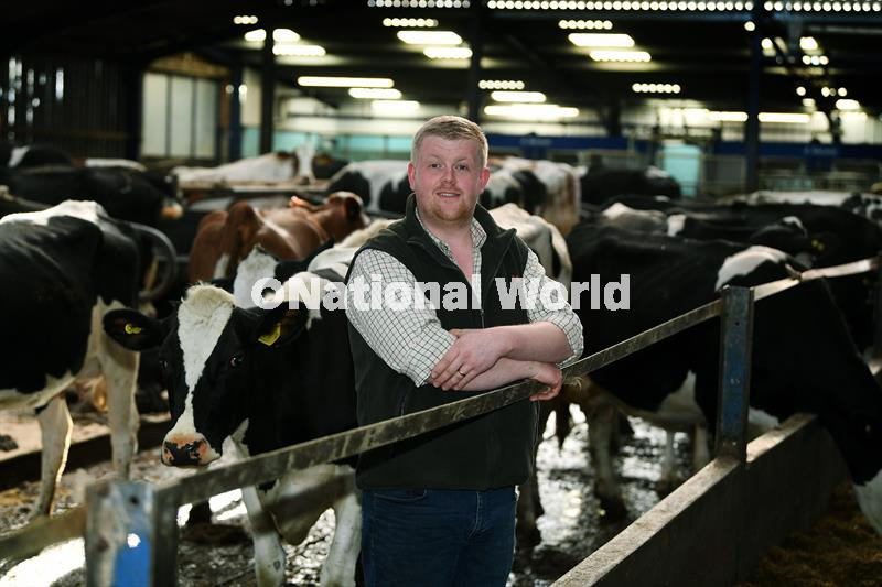 39943088Ross Johnson from Low Whinholme Farm, near Northallerton, who