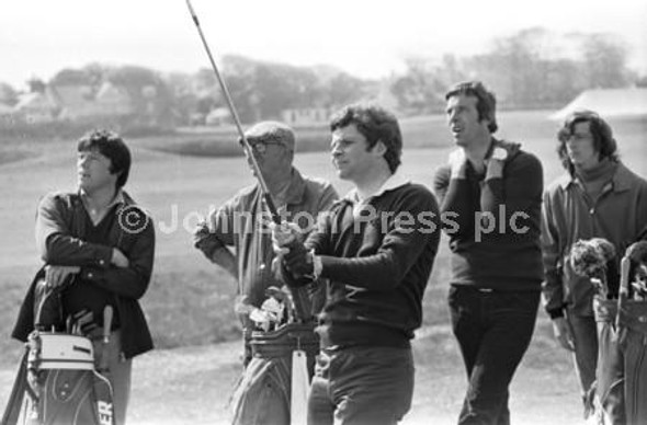 20326092 The British Walker Cup team held a practice session at