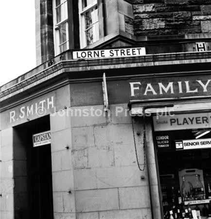 23459651The street name plaque of Lorne Street in Edinburgh National