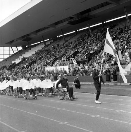 20234744The English team and flag bearer at the opening ceremony of