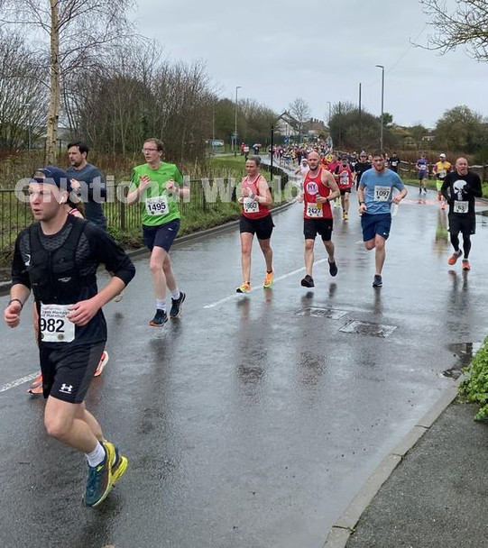 39687193Hastings Half Marathon 2023. Harley Shute Road. Photo by Frank