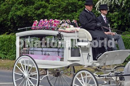 39437474-Lucy Knowles funeral at Chesterfield Crem. - Iconic Media