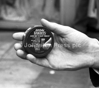 20379857-Skoal Bandit was a small pouch of chewing tobacco oral snuff made  by US Tobacco Inc. , who were given a grant of just under £200,000 to build  a distribution centre at